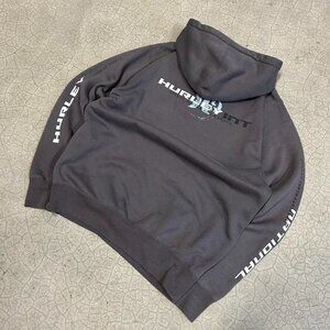 Dark Grey Hurley Int. Quad Hit Hoodie